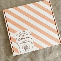 Cotton Clara: Storms Don't Last Forever Embroidery Hoop Kit Gifts For Her