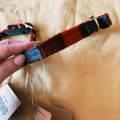 Found My Animal: Buffalo Plaid Wool Cat & Dog Collar Pets