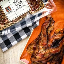 Bourbon Barrel Foods Bourbon Smoked Pepper Bacon