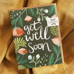 1canoe2 | One Canoe Two Paper Co. Get Well Floral Card