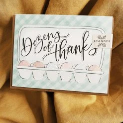 1canoe2 | One Canoe Two Paper Co. Egg Carton Thank You Card