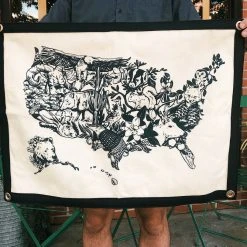 Oxford Pennant: United Camp Flag 4th Of July Weekend