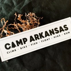 Camp Arkansas: White Bumper Sticker Lake