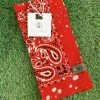 Aromas Barn Co. Acid Wash Rocker Bandana - Red