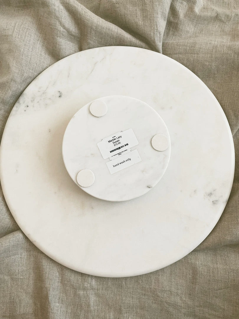 CREATIVE COOP Marble Lazy Susan Hostess Gifts 4 CREATIVE COOP Marble Lazy Susan Hostess Gifts