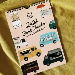 Slightly Stationery Gifts Under $30 2022 Food Trucks Calendar