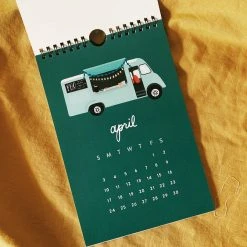 Slightly Stationery Gifts Under $30 2022 Food Trucks Calendar