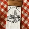 Housewarming Gifts Moody Brown: Old Main Tea Towel