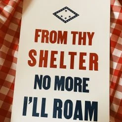 Old Try: From Thy Shelter Print - 13x20