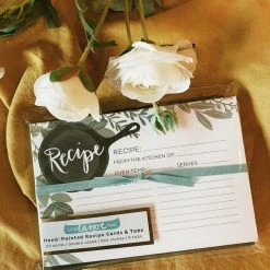 1canoe2 | One Canoe Two Paper Co. Kitchenware Herb Skillet Recipe Cards W/ Dividers