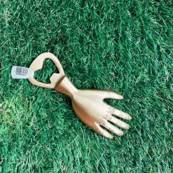 CREATIVE COOP Brass Hand Bottle Opener Gifts Under $30