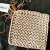 CREATIVE COOP Crocheted Pot Holder - Light Brown 2 CREATIVE COOP Crocheted Pot Holder - Light Brown