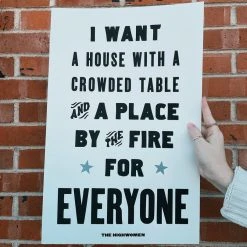 Housewarming Gifts Old Try: The Table Print - 13x20