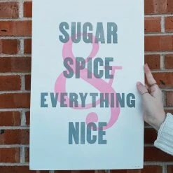 Old Try: What Folks Are Made Of - Sugar (13x20) Gifts For Baby