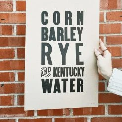 Old Try: Mash Bill Of Rights Print - 13x20 Gifts For Him