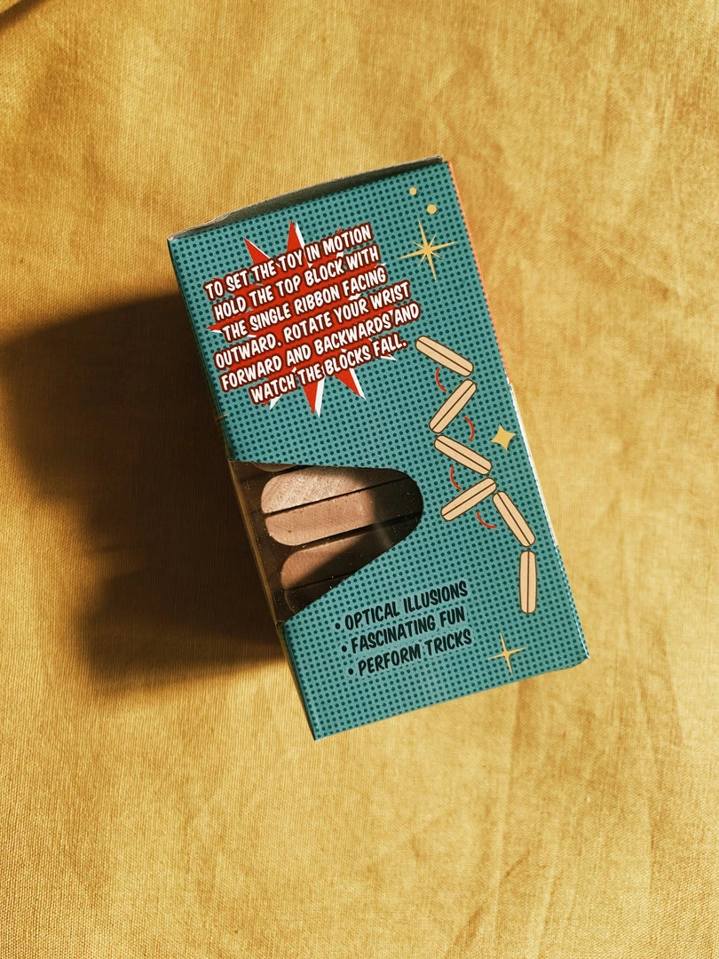 Toysmith Puzzles + Games Jacob's Ladder Retro Wooden Puzzle 5 Toysmith Puzzles + Games Jacob's Ladder Retro Wooden Puzzle