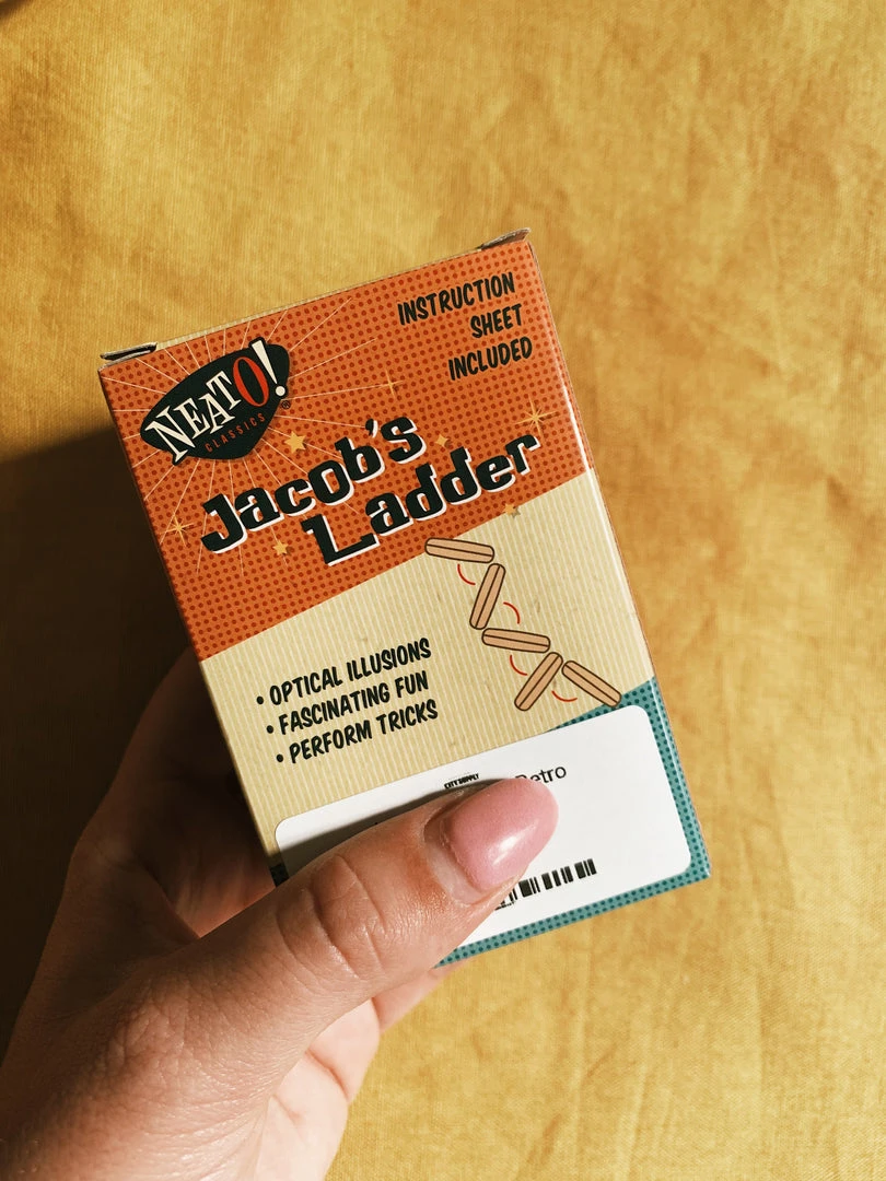 Toysmith Puzzles + Games Jacob's Ladder Retro Wooden Puzzle 6 Toysmith Puzzles + Games Jacob's Ladder Retro Wooden Puzzle