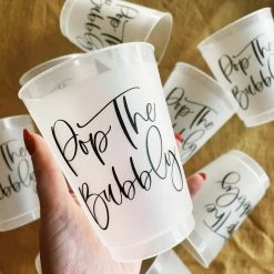 Sip Hip Hooray Pop The Bubbly Reusable Cups 8 Sip Hip Hooray Pop The Bubbly Reusable Cups