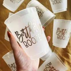Sip Hip Hooray Hostess Gifts Birthday Booze Reusable Cups