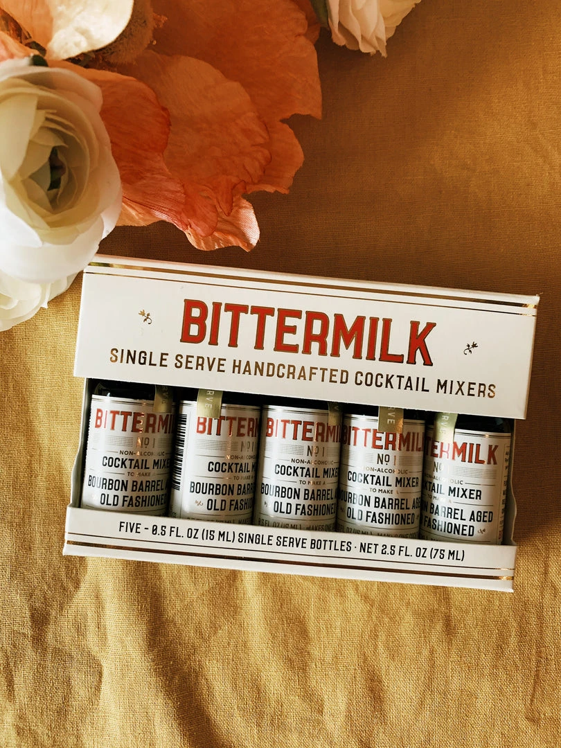 Bittermilk: Single Serve Bourbon Barrel-aged Old Fashioned 5-Pack 7 Bittermilk: Single Serve Bourbon Barrel-aged Old Fashioned 5-Pack