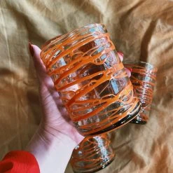 Verve Culture Tequila + Tex Mex Mexican Handblown Glasses - Set Of 4