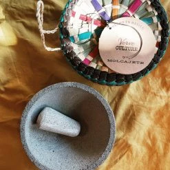 Verve Culture Molcajete With Tortilla Basket
