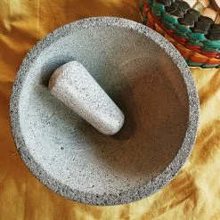 Verve Culture Molcajete With Tortilla Basket
