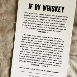 Old Try: If By Whiskey Print - 13x20 8 Old Try: If By Whiskey Print - 13x20