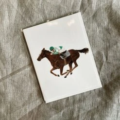 Felix Doolittle Paper Goods Saratoga Eleven Equestrian Card