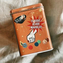 Toysmith Marbles In A Tin Box