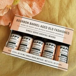Pappy & Company Pappy & Co: Bourbon Barrel-aged Old Fashioned Mix: Single Serve 5-pack