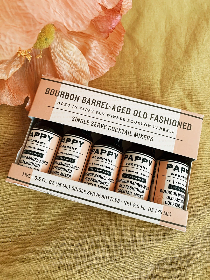 Pappy & Company Pappy & Co: Bourbon Barrel-aged Old Fashioned Mix: Single Serve 5-pack 4 Pappy & Company Pappy & Co: Bourbon Barrel-aged Old Fashioned Mix: Single Serve 5-pack