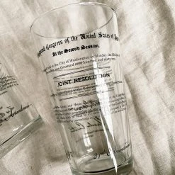 Well Told 18th And 21st Prohibition Amendment Pint Glasses
