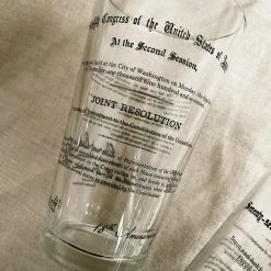 Well Told 18th And 21st Prohibition Amendment Pint Glasses 8 Well Told 18th And 21st Prohibition Amendment Pint Glasses