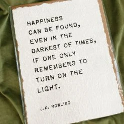 Sugarboo Co Gifts For Baby Sugarboo & Co: Handmade Print - Happiness Can Be Found