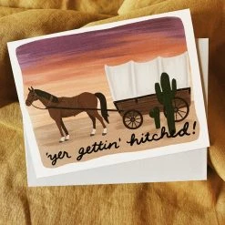 Slightly Stationery Gettin' Hitched Card