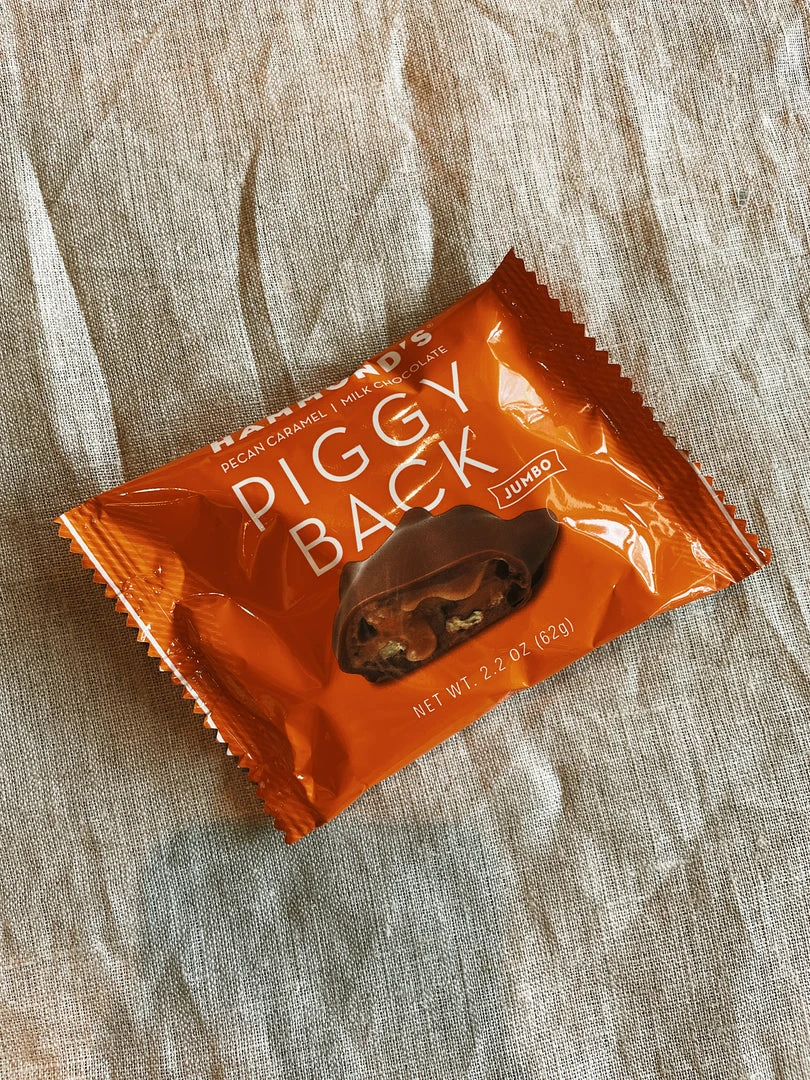 Hammond's Candies Pantry + Barware Pecan Milk Chocolate Piggy Back 3 Hammond's Candies Pantry + Barware Pecan Milk Chocolate Piggy Back