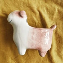 Creative Co-op Ceramic Dog Planter