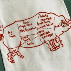 Girls Can Tell Pig Tea Towel