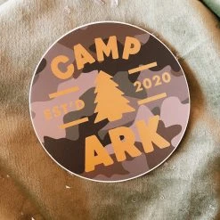 Camp Arkansas: Camo Sticker