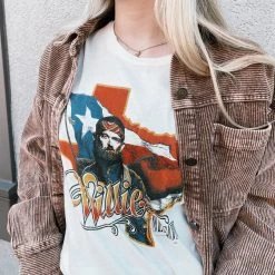 Midnight Rider Willie Nelson Texas Unisex Tee