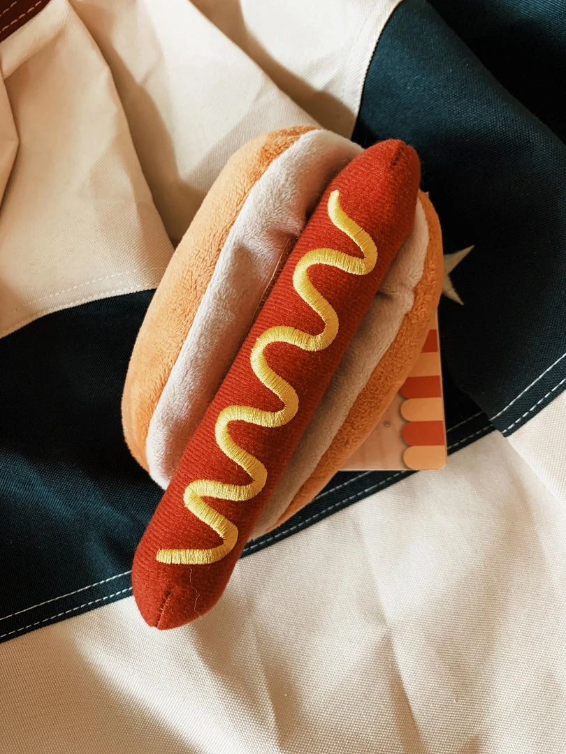 P.L.A.Y. Pet Lifestyle And You Hot Dog Dog Toy 4th Of July Weekend 5 P.L.A.Y. Pet Lifestyle And You Hot Dog Dog Toy 4th Of July Weekend