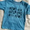City Supply Kid's Helping Kids Tee - Blue Kids Tees + Baby Onesies
