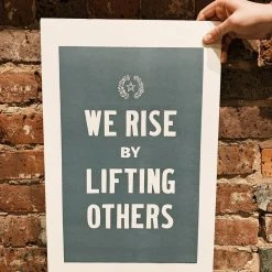 Old Try: We Rise Print - 13x20 The Old Try