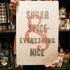 Old Try: What Folks Are Made Of - Sugar (13x20) Gifts For Baby