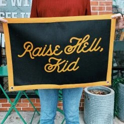 Oxford Pennant: Raise Hell Kid Camp Flag