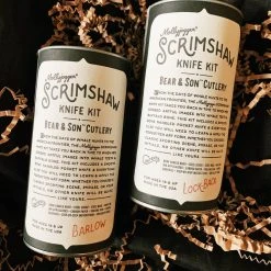 Mollyjogger: Bear & Son Knife + Scrimshaw Kit Lake