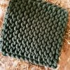 CREATIVE COOP Kitchenware Crocheted Pot Holder - Charcoal