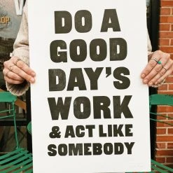 Old Try: Act Like Somebody Print - 13x20