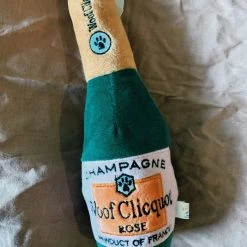 Haute Diggity Dog Woof Clicquot Rose' Champagne Bottle - Large 2022 Graduation 8 Haute Diggity Dog Woof Clicquot Rose' Champagne Bottle - Large 2022 Graduation